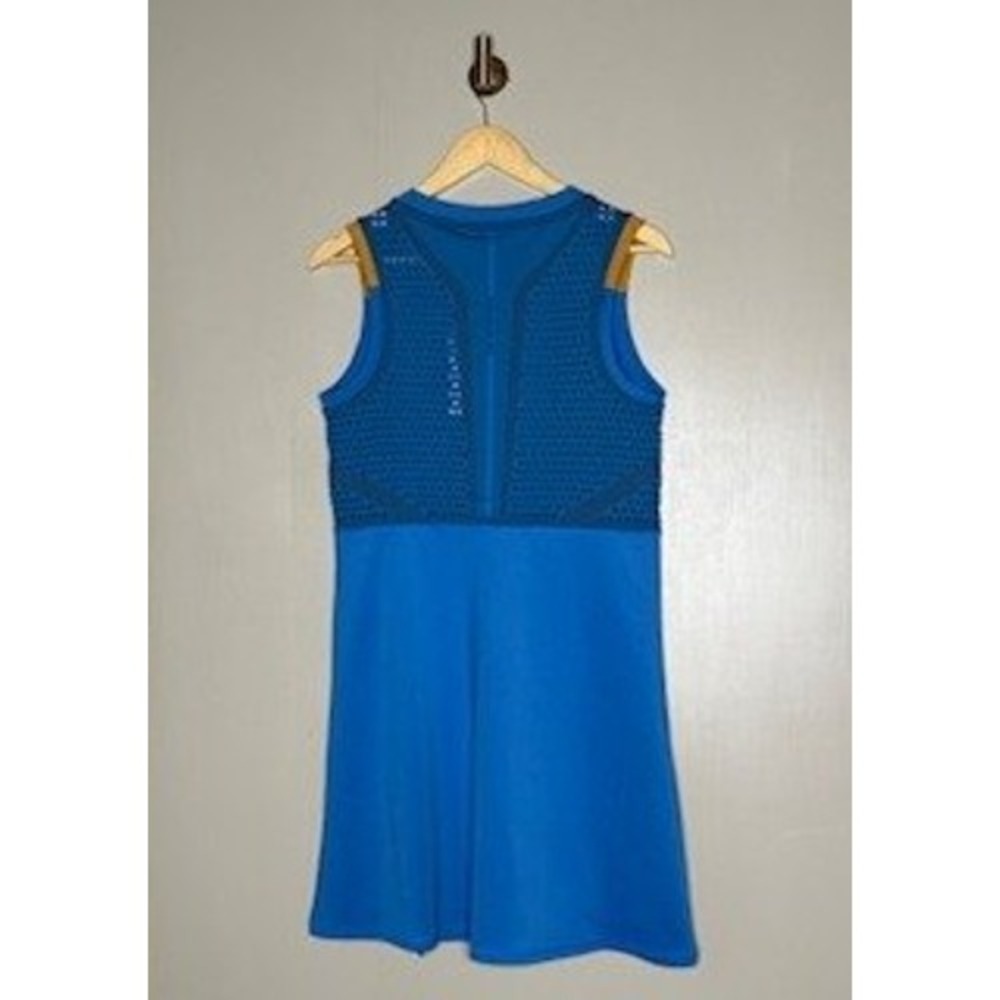 Adidas Tennis Dress Blue Sleeveless Athletic A-Line Size L NWT‎ - Picture 5 of 9